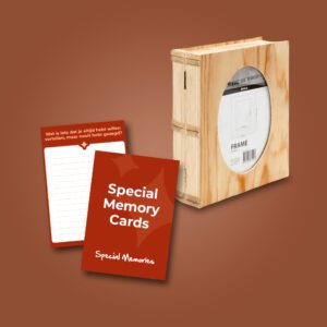 Kistje Boekvorm met Special Memory Cards